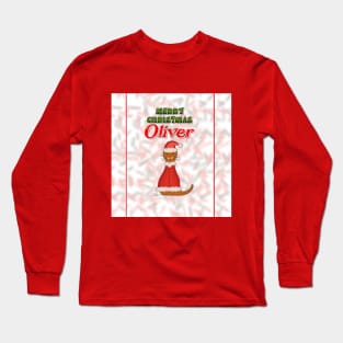 Merry Christmas Oliver Long Sleeve T-Shirt